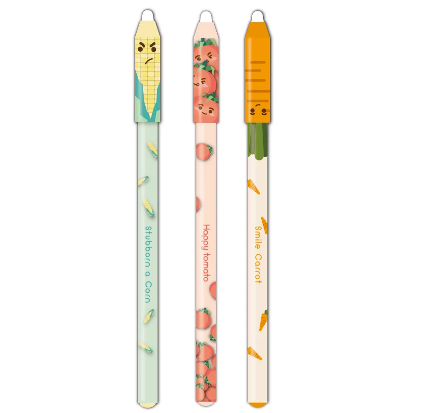 Top Fashion Kawaii Farm Story Cartoon 0.5mm Erasable Blue Gel Ink Pen For Students