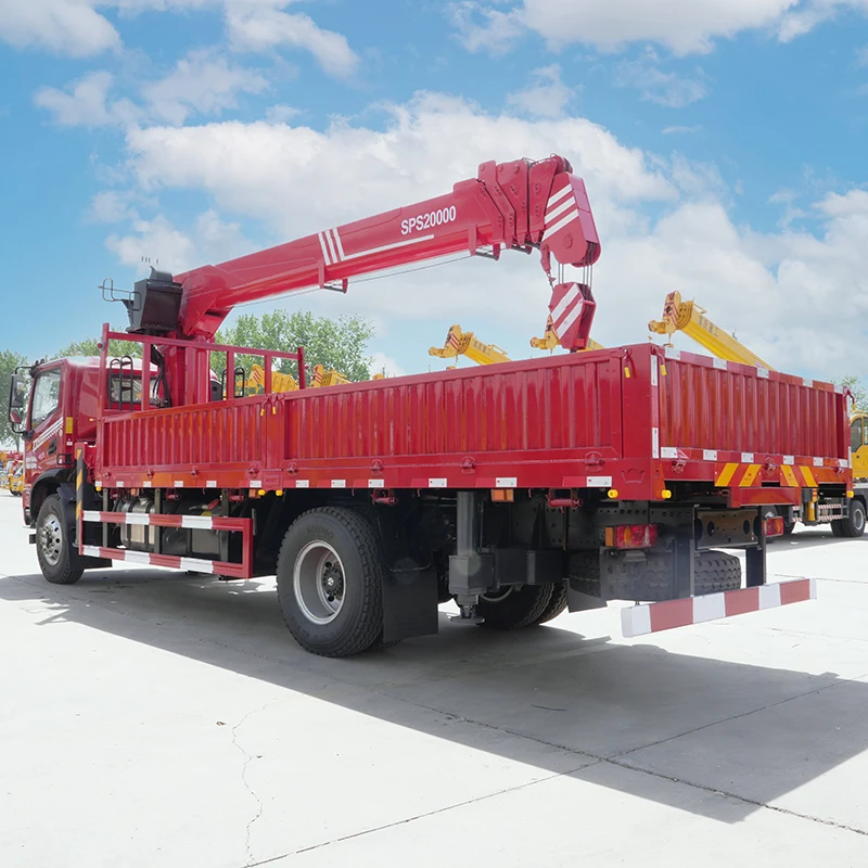 China Factory Supply Cranes 3.2, 5, 8, 10, 12, 16 Tons Telescopic Boom Truck Crane for Sale