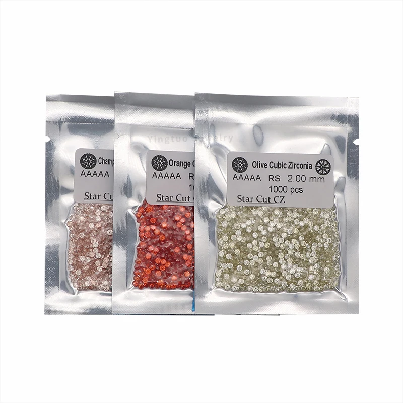 Wholesale Price 1mm 2mm 3mm Diamond Cut Cubic Zirconia for Sale