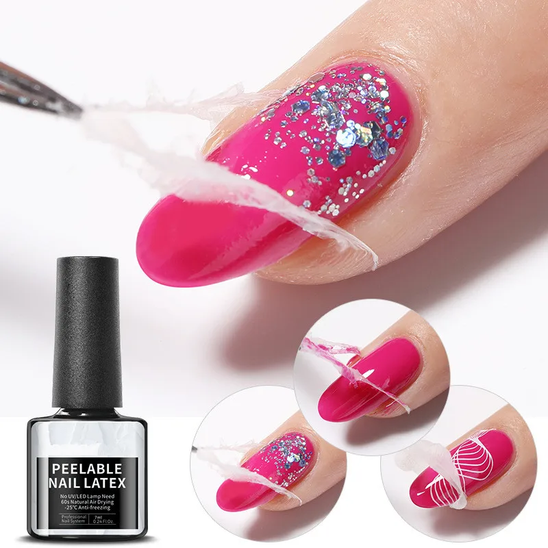 Nail Enhancement Anti Overflow Adhesive Peel Off Skin Care Nail Latex Uv Gel Nail Polish Finger Edge Protective Adhesive