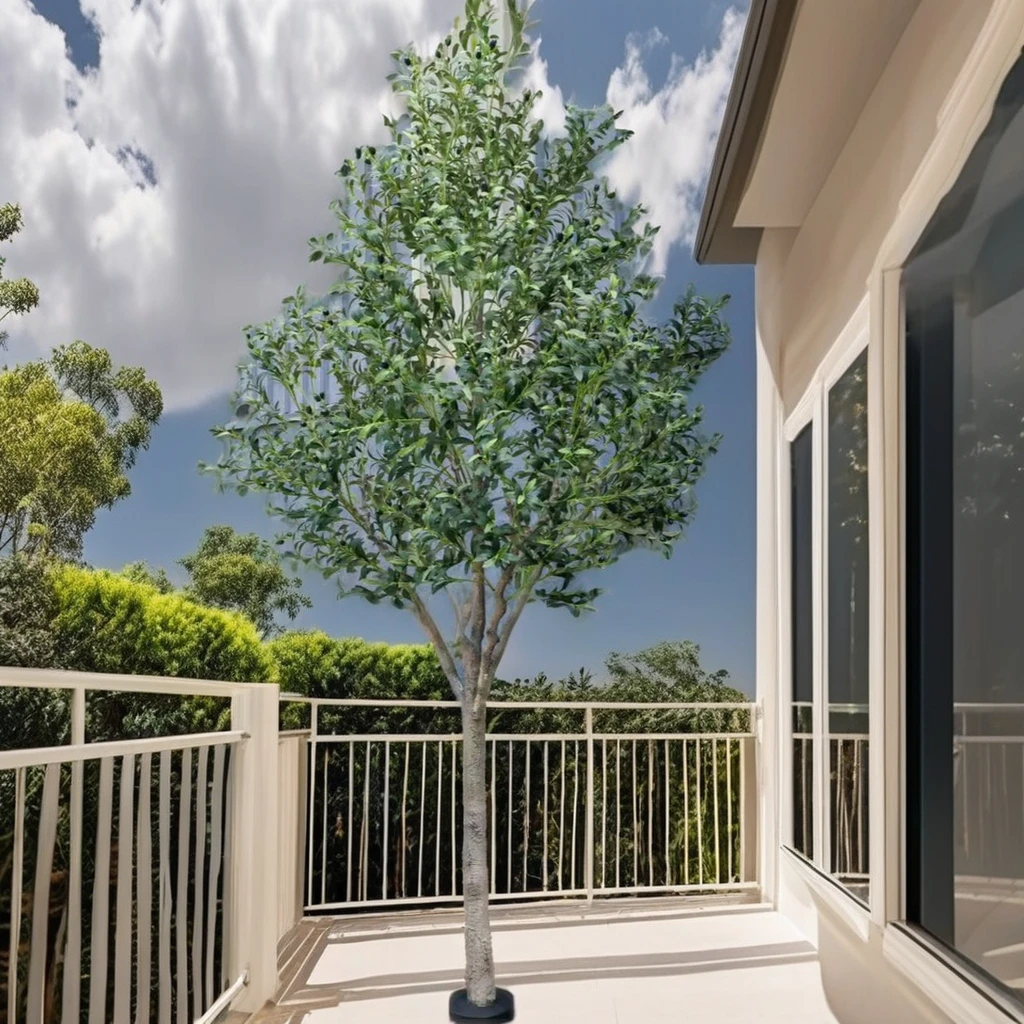 10ft 3M Large Artificial Olive Tree in Greenery Style Durable Plastic and Wood with Leaf and Pot Features Minimum Order 2 Piece