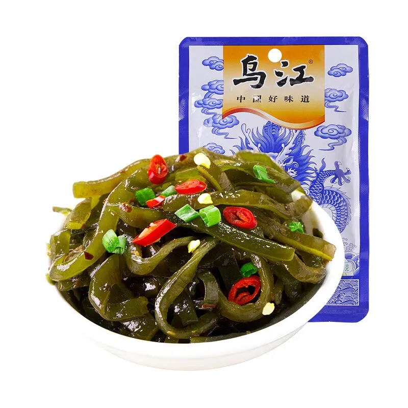 Wujiang Fuling Mustard Pickles Fresh Taste Shredded Kelp in Bag Packaging