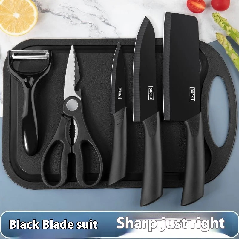 Set of 7pcs Knife Set with Cutting Board and the Kitchen Knives With Stand