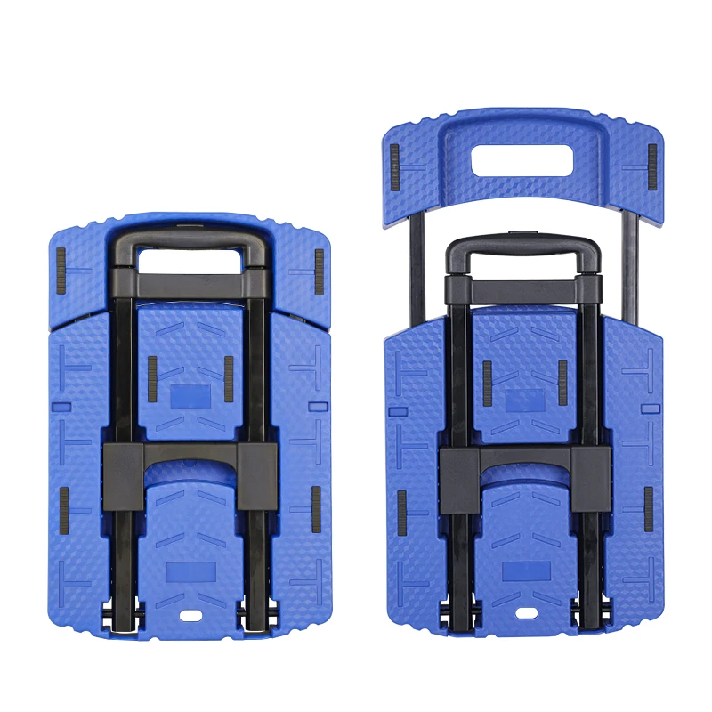 BAOYU 200kg Heavy Duty Platform Trolley Folding Truck Transport Hand cart Plastic Folding Flatbed Trolley hand cart