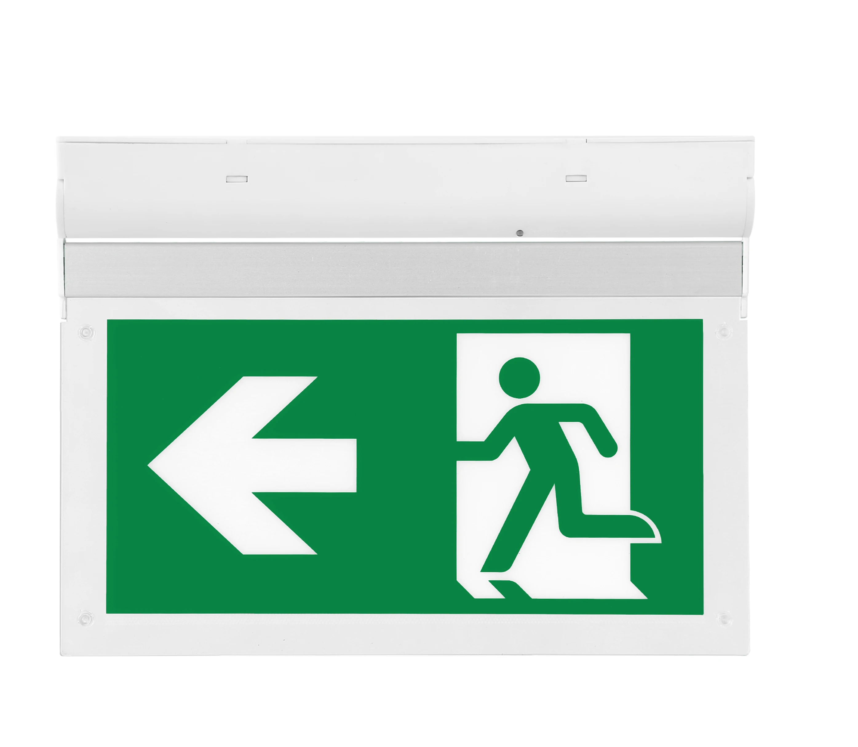 CE CB approved Backlight Replaceable Indicator Suspended Installation Plastic LED Light Emergency exit Sign