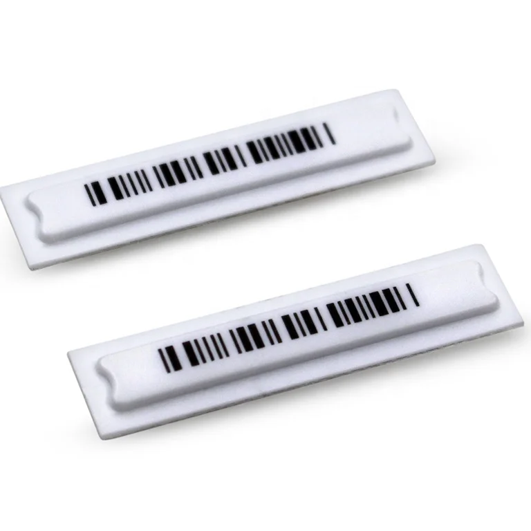 EAS 58khz AM soft tag with 3 chips barcode Adhesive dr label cheap price AL4810