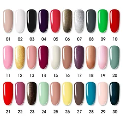 ROSALIND create your own brand 1kg/5kg/20kg raw material nail lacquer set uv curing color chart gel nail polish supplies bulk
