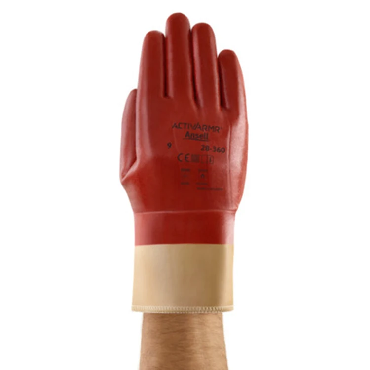 Ansell 28-360 Guantes De Nitrilo Construction Household Work Safety Gloves Guantes Anticorte Foam Nitrile Cut Resistant Glove