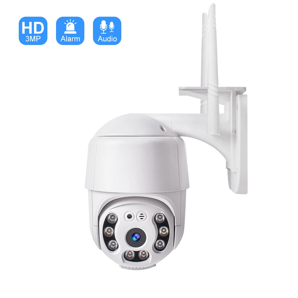 Full Color HD 3MP Icsee Night Vision Outdoor Waterproof CCTV PTZ Wifi Camera Security IP Camera Wireless Wifi Camera