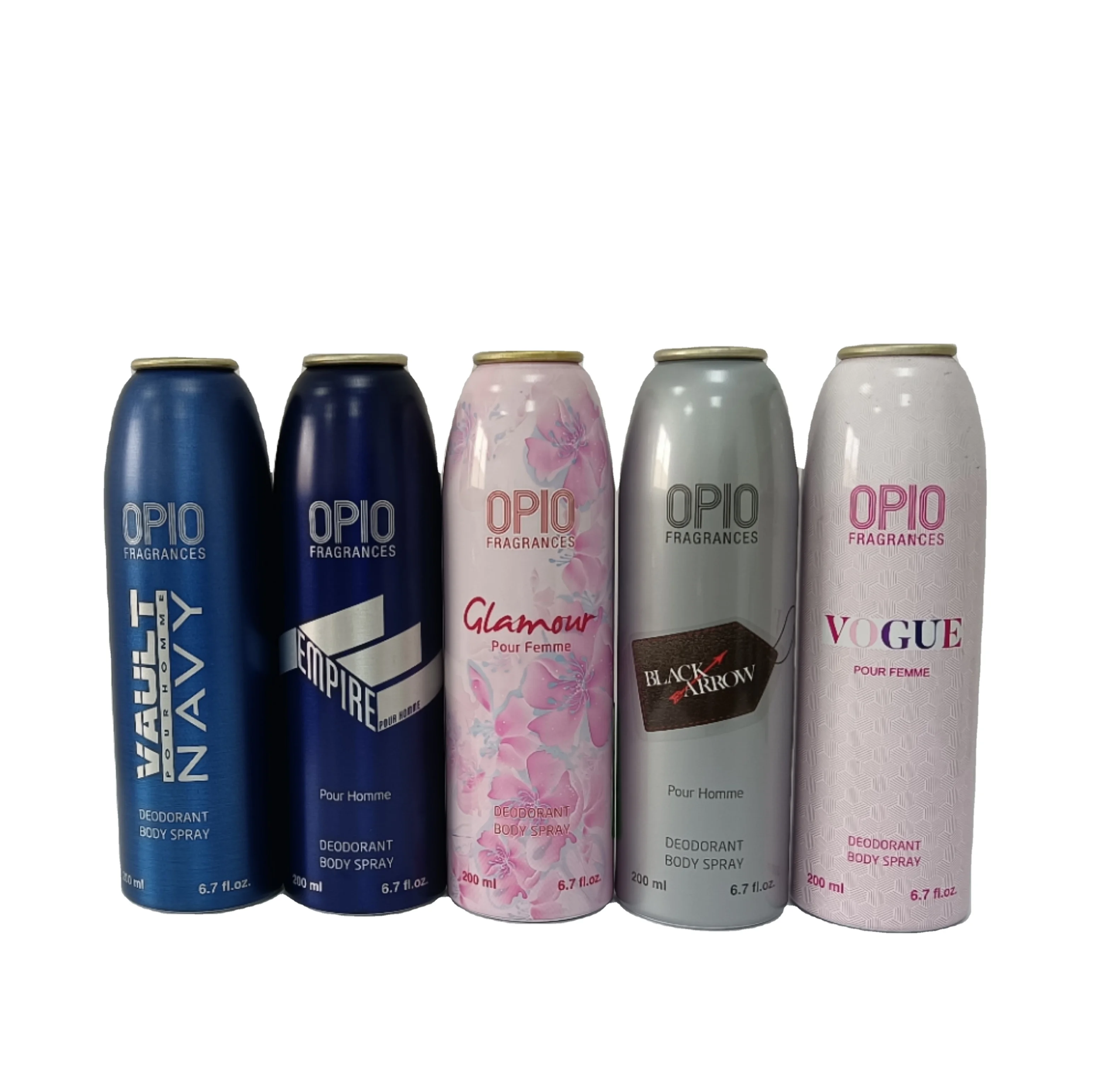 aerosol can aluminum deodorant spray manufacturer custom size and printing 300ml