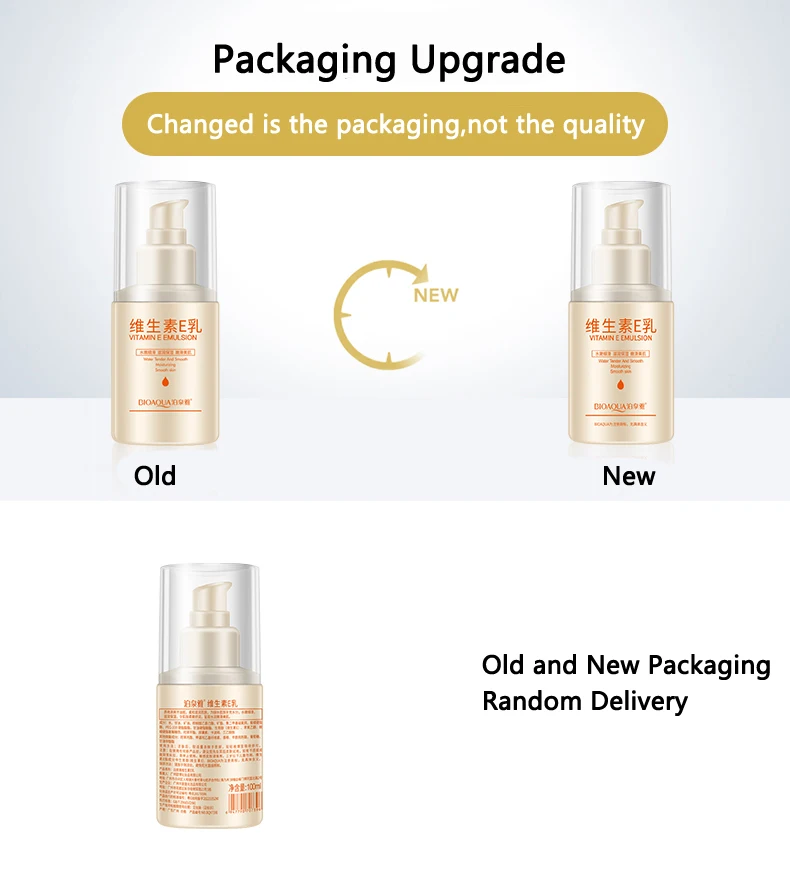 BIOAQUA OEM ODM Vitamin E moisturizing gentle nourishing body essence tender smooth muscle body lotion