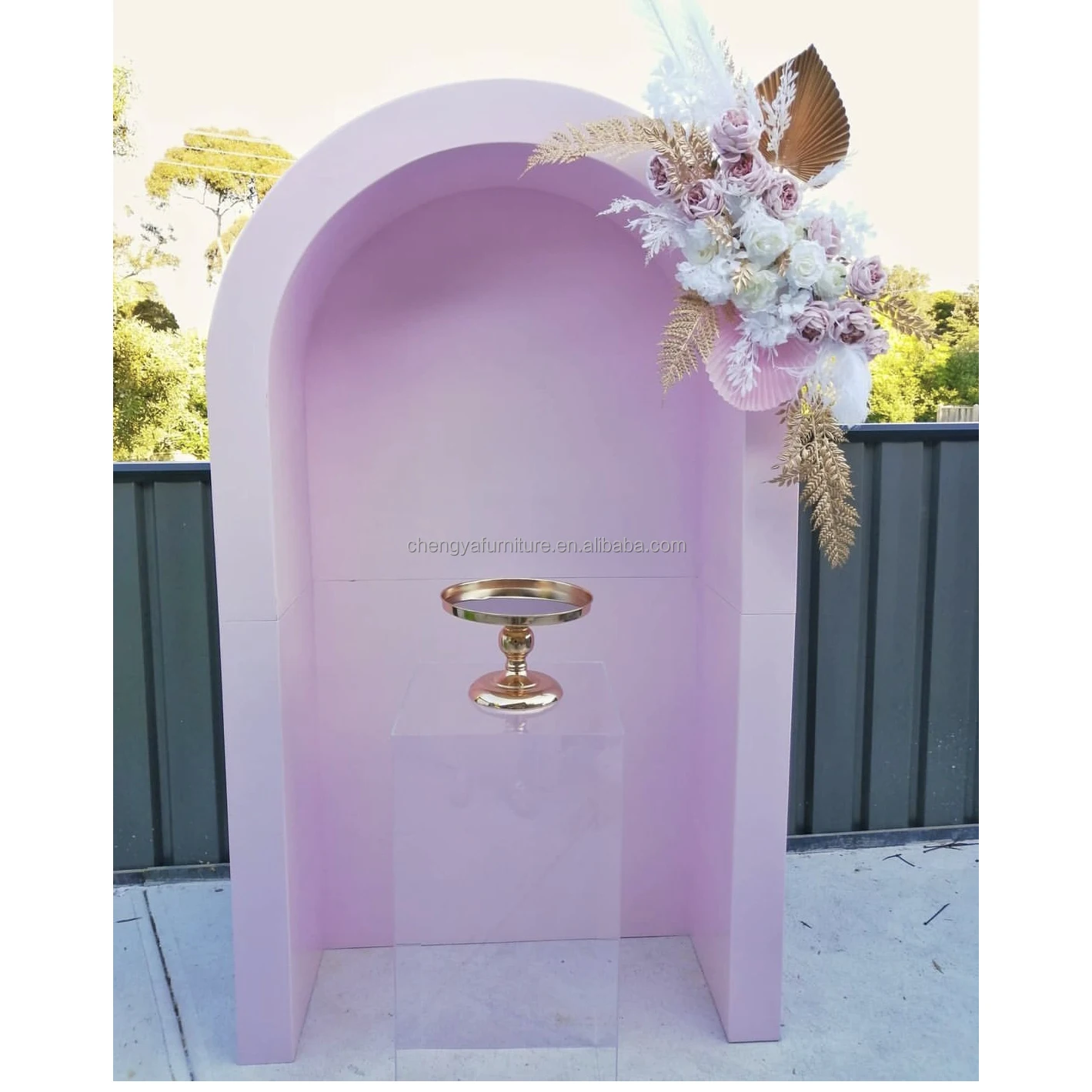 Wedding Decorations Acrylic Arch Wedding Backdrop Stand