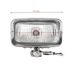 Rectangle Motorcycle Headlight Assembly For Touring Cafe Racer Chopper Bobber