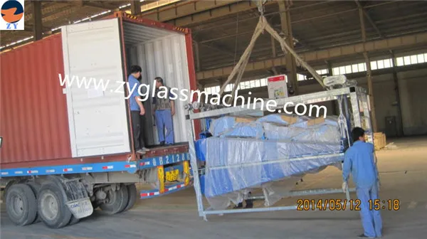 Flat glass tempering furnace