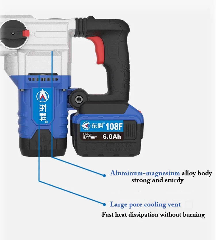 
Mdbl28 39*24.2*10 1.8A Socket Makute Professional Electric Hammer Chipping Hammer Electric 