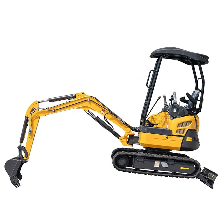 New Hydraulic Mini Digging Machine With Rubber Track Chinese Rhinoceros Mini Excavator XN18S