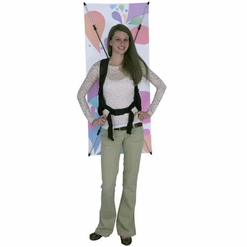 Factory Wholesale Durable Backpack X Banner Stand Outdoor Advertising Flag Backpack Banner for Street Display