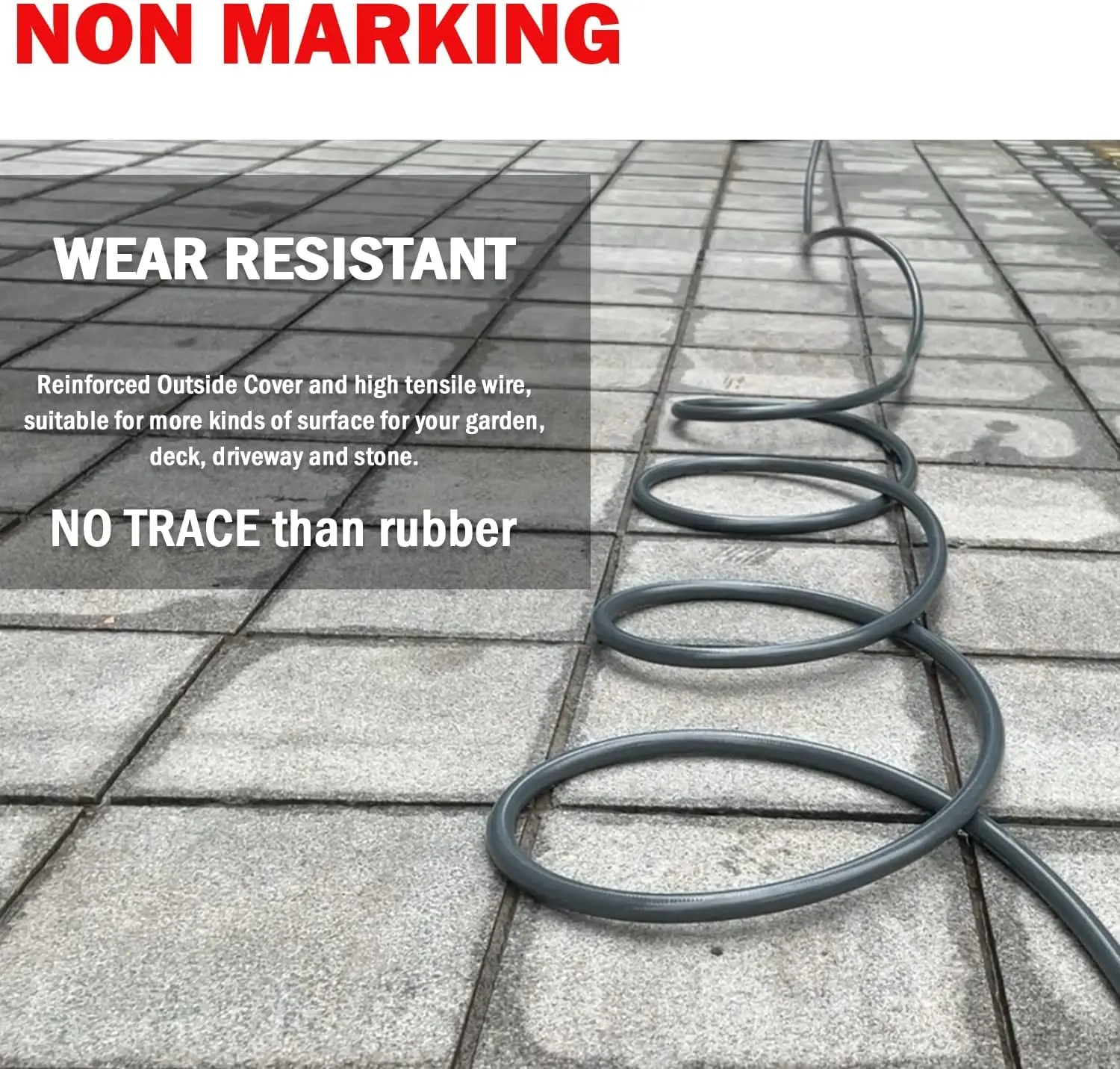 High Pressure Washer Hose Heavy Duty & Wear Resistance Upgrade Garden Hose