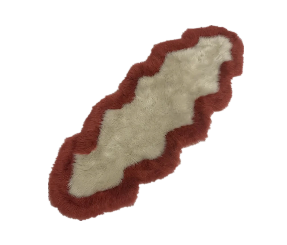 real fake fur rug faux wool cushion