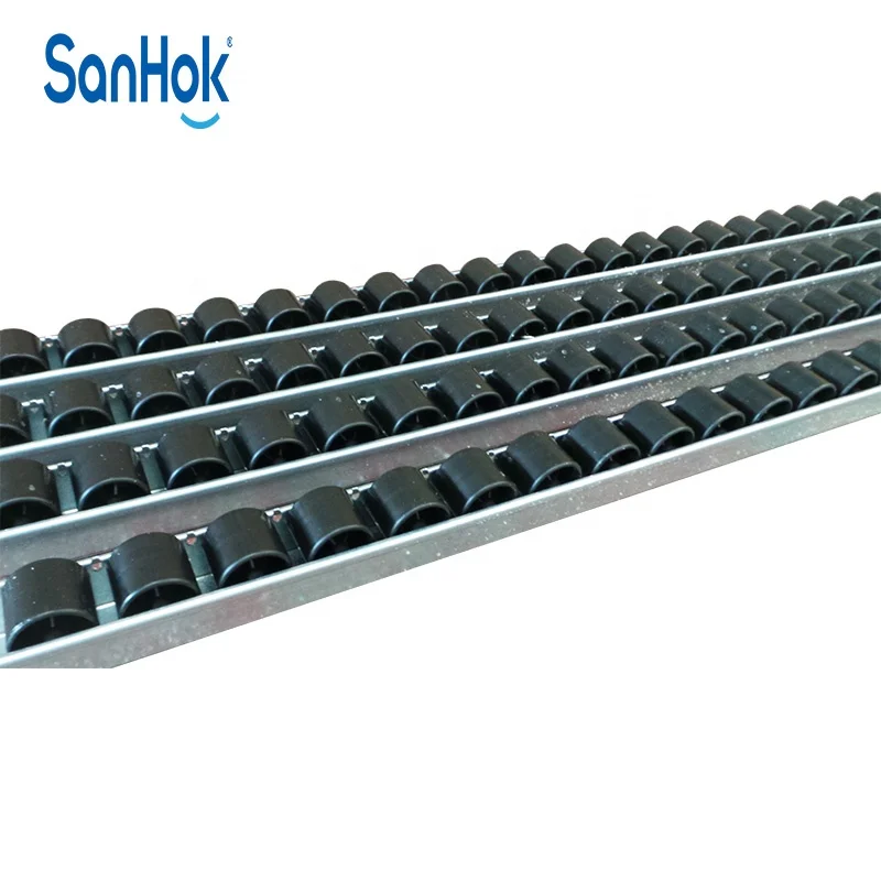 Factory Direct Sales SK-1A Sheet Metal Plastic Light Duty Roller Track For Roller Track Storage Shelf