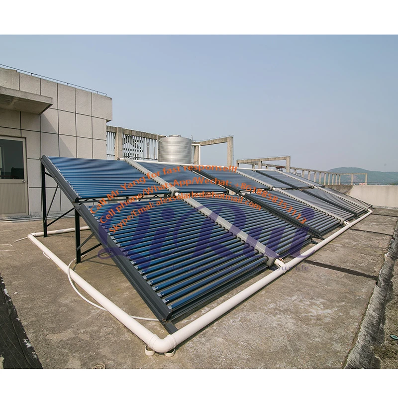 factory price 10 12 15 20 30 40 50 60 Tube purple gold evacuated Tube high efficiency water heater Solar geyser