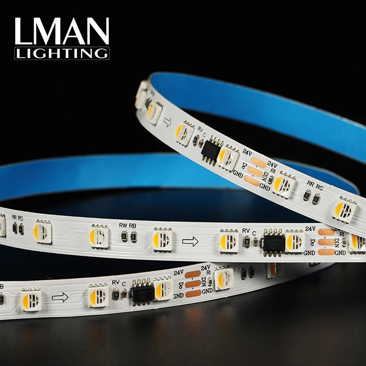 RGB + CCT 4 в 1 многоцветный SMD 5050 DMX512 управление 20 Вт Гибкая 12 в 24 В Светодиодная лента