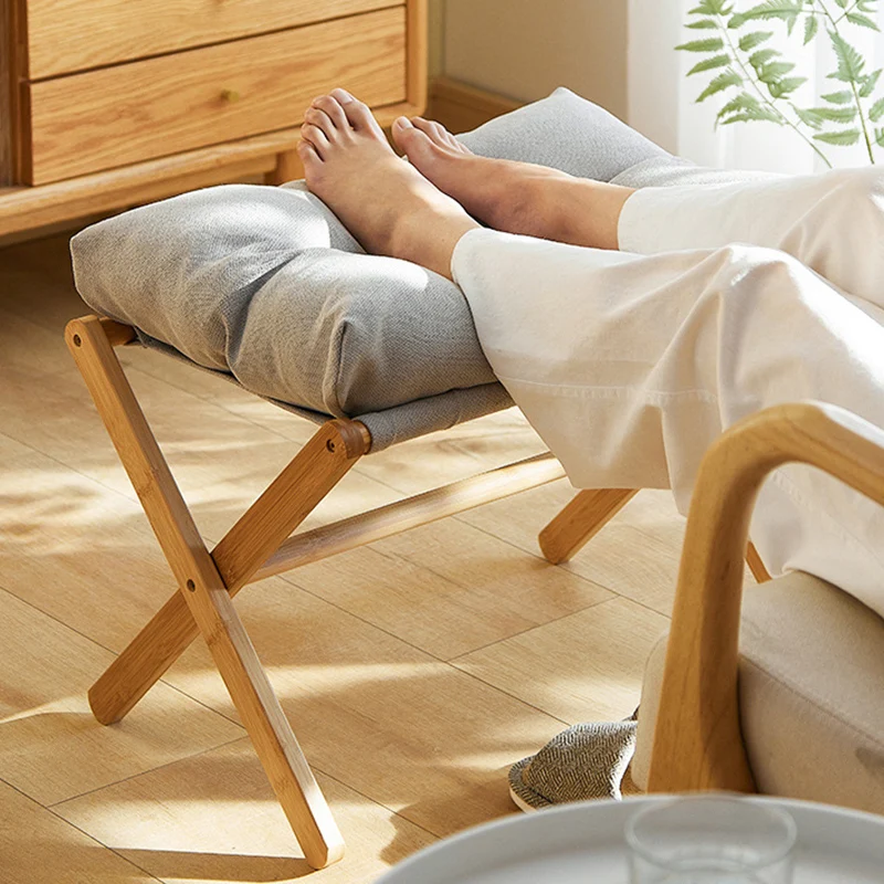 Customized Wholesale Bamboo Nonslip Bathroom Toilet Stool Toilet Foot Stool Solid Anti Slip Footstool