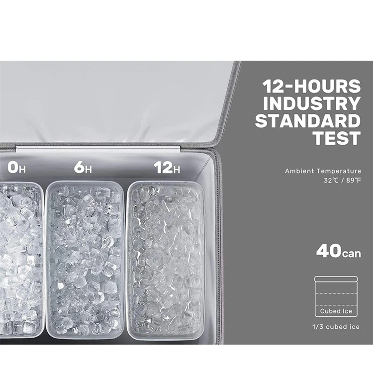 High Quality Big Food Delivery Cooler Bag Insulated Lunch Box Leakproof Cooler Bag for Camping