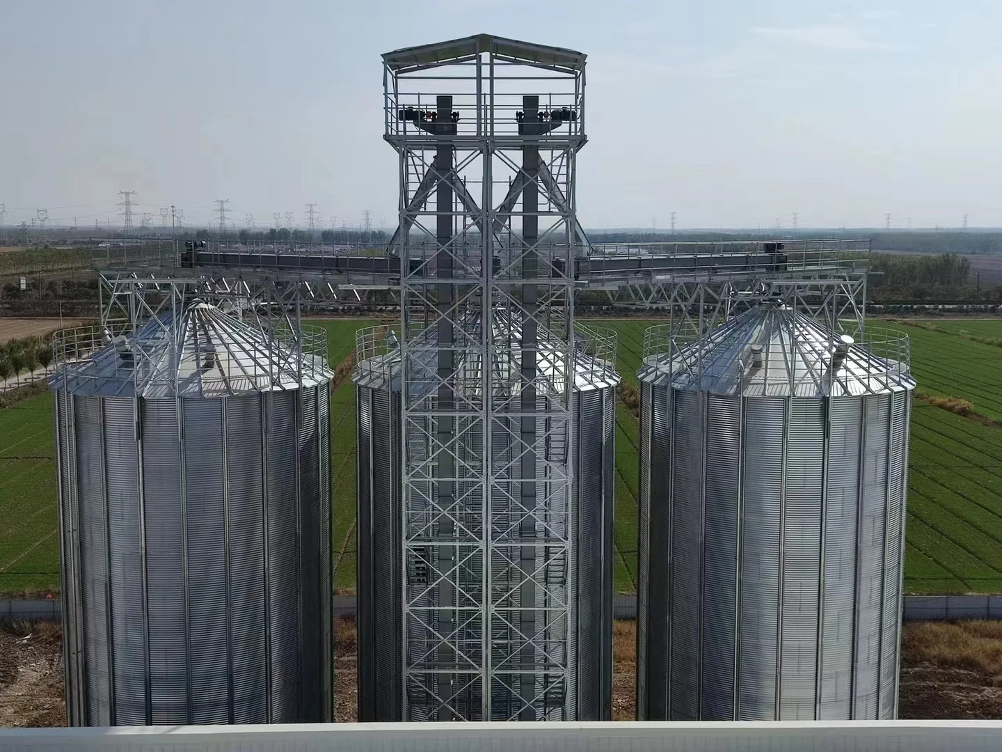 100t to 10000t steel silos rice wheat storage container stainless steel silos used for sale