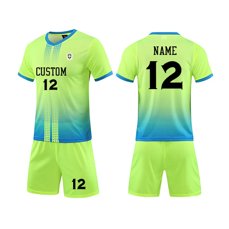 21/22 Soccer Jersey 2 Piece of Top Short Men Soccer Wear Football Jersey Soccer Jersey Fabric Sublimated Football  Uniform