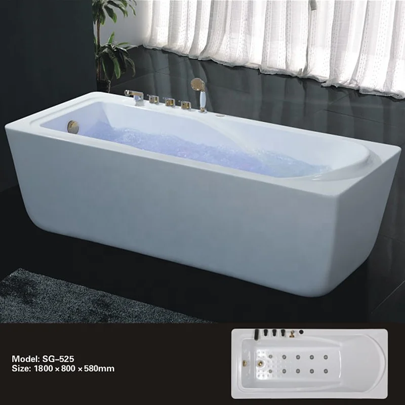 Common Simple Ceramic Bath Tub
