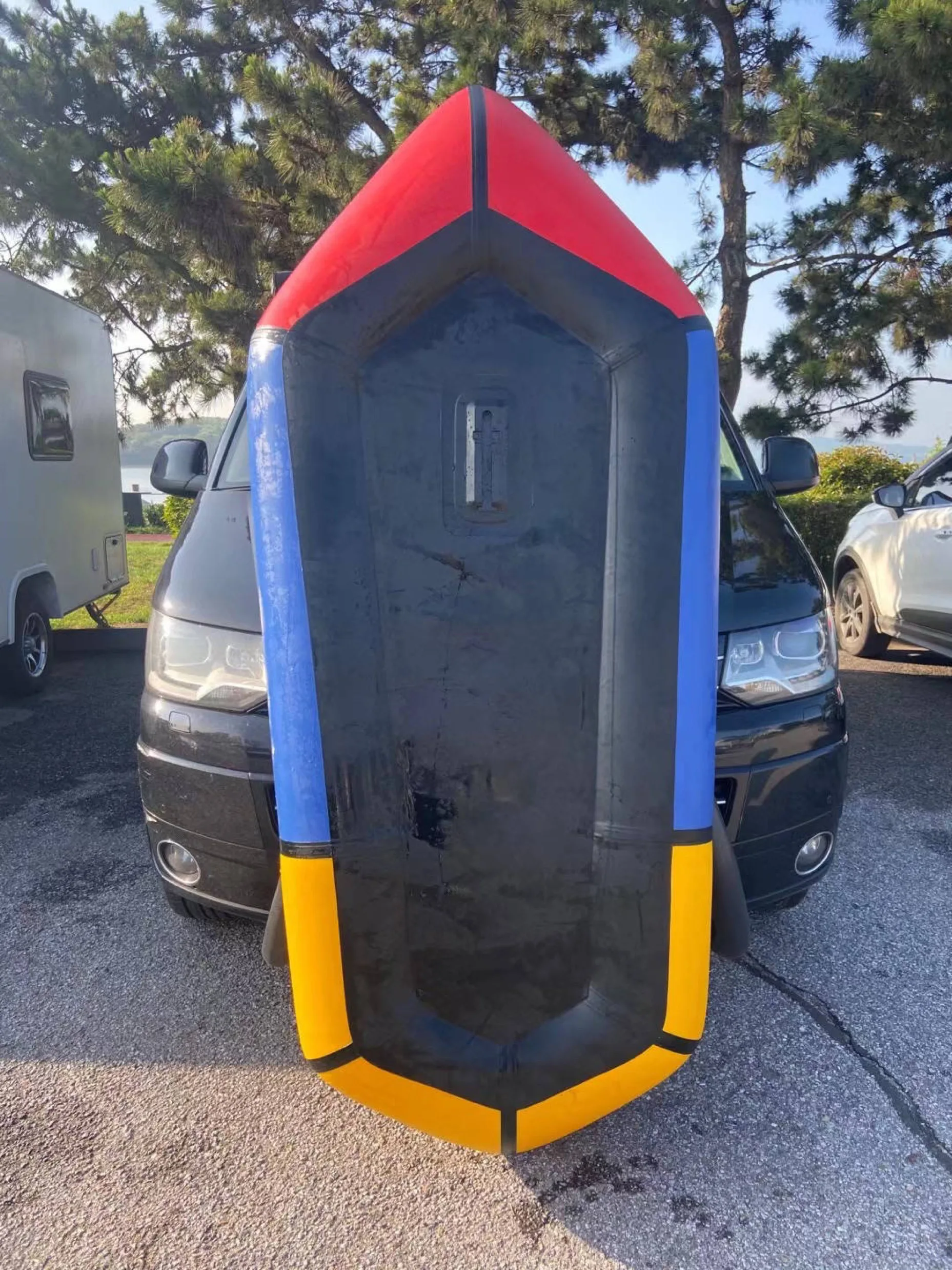 PVC/ TPU Inflatable Water Water Sport Packraft PVC Boat for 2 Person