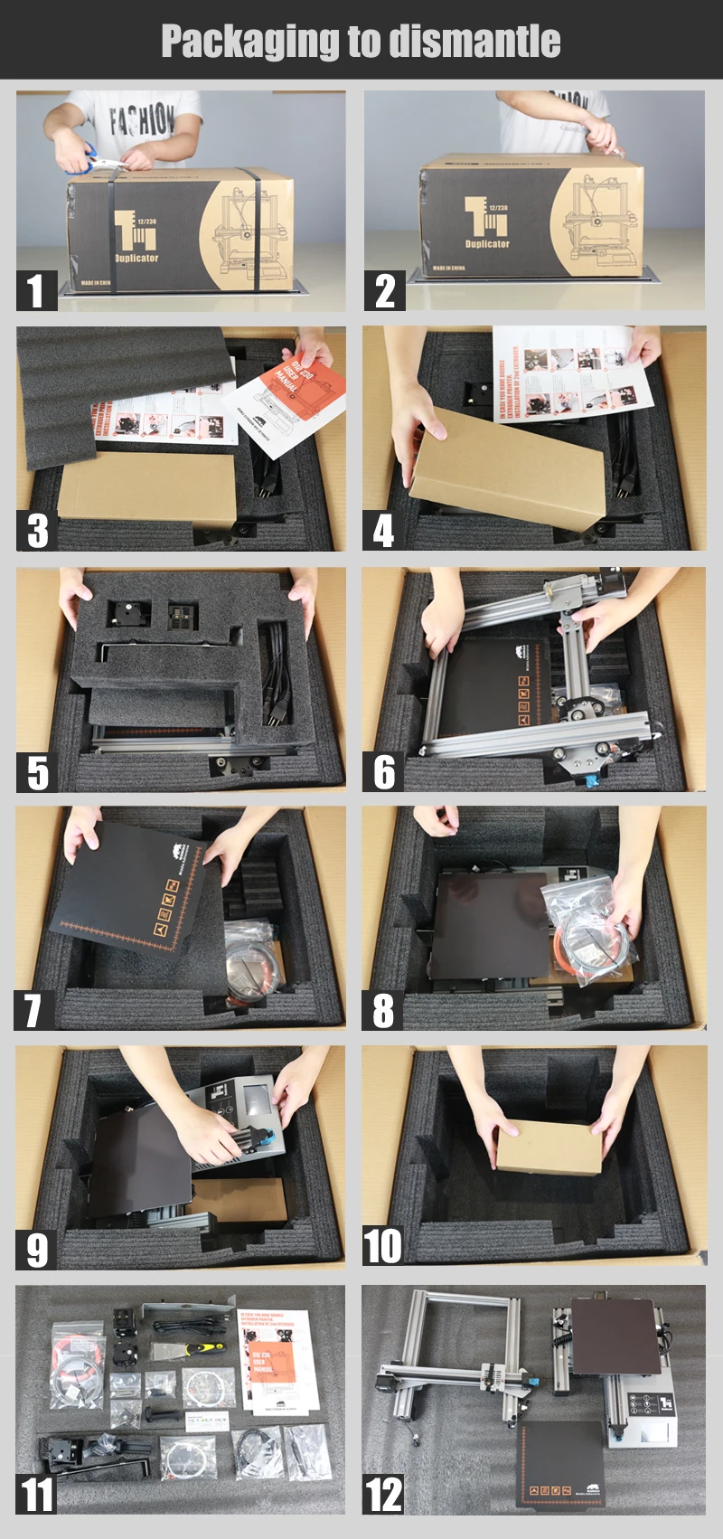  Wanhao FDM 3D принтер Дубликатор duplo и 12 D12 D12/300 D12-300 с одинарный экструдер/двойной экструдер