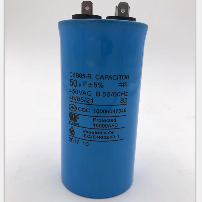 500vac ac motor capacitor cbb60 450vac