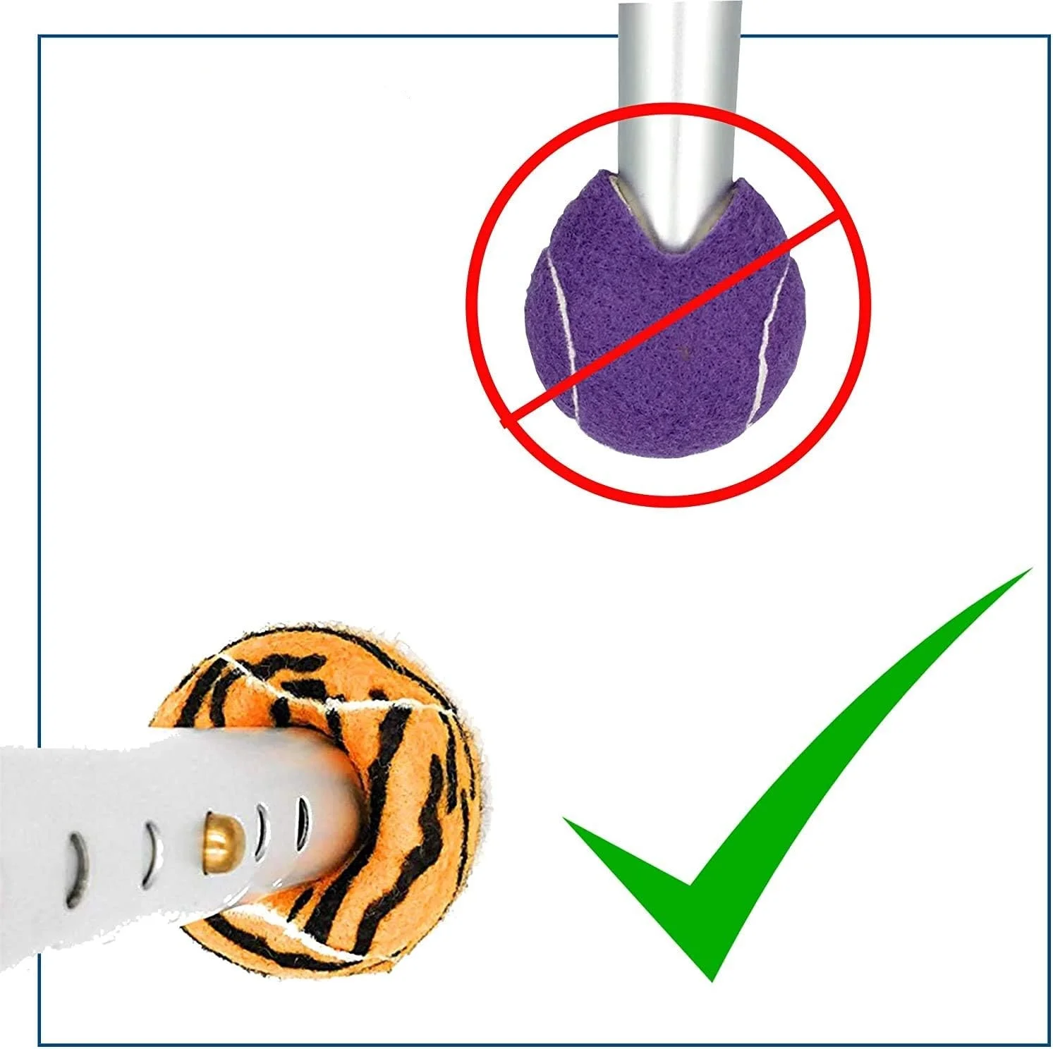 Pre Cut Walker Tennis Ball Glides Walkers Legs Universal Precut Glide Balls for Elderly Seniors or Medical Rehab