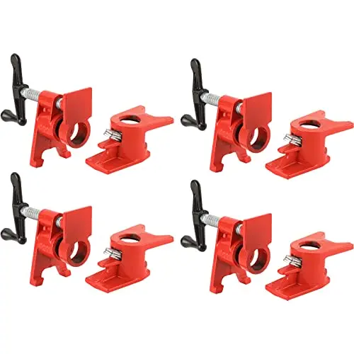 Clamps for Woodworking 1/2 Inch Quick Release Woodworking Pipe Clamp Woodworking Tools