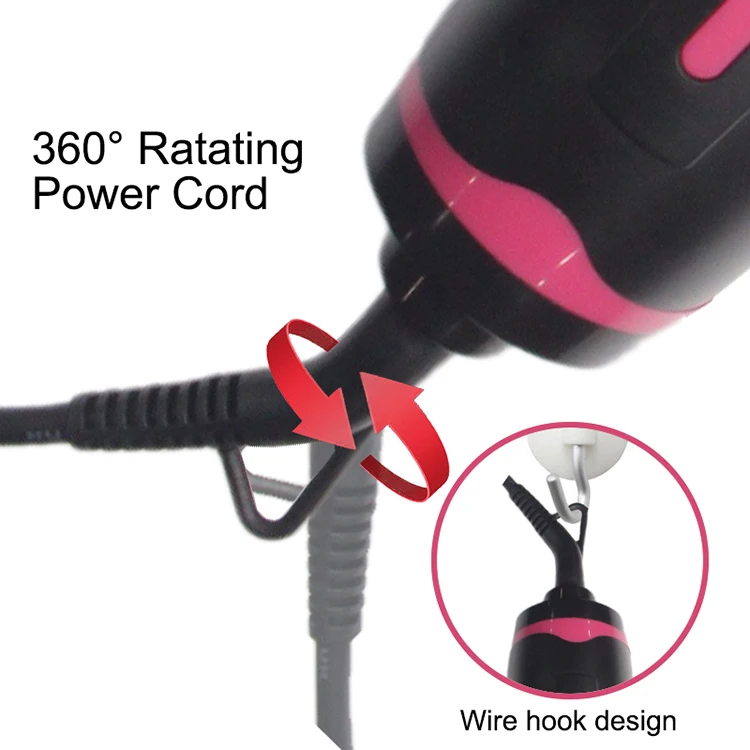 Professional 3 In 1 Hair Dryer Volumizer Brush Stock One Step Hair Dryer And Styler Electric Hot Air Brush