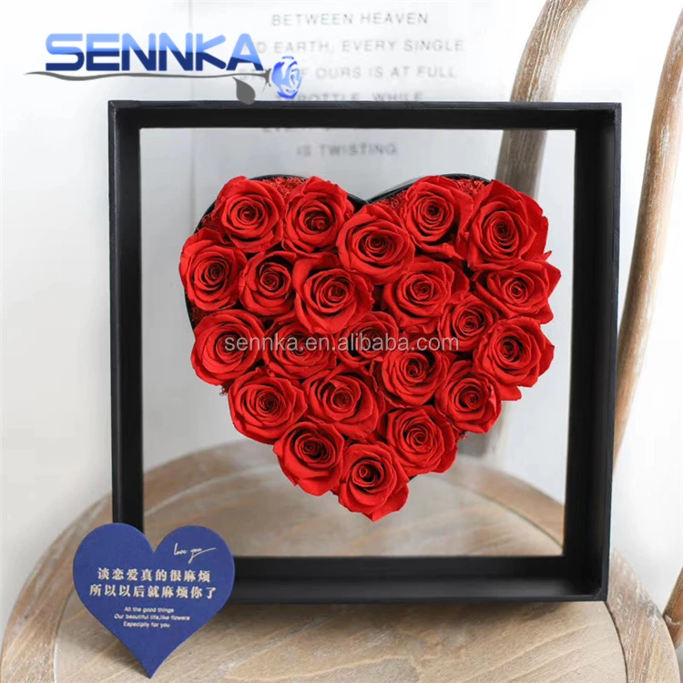 Luxury Gold Preserved Rose Forever Rose Wedding Decoration Florist Supplier