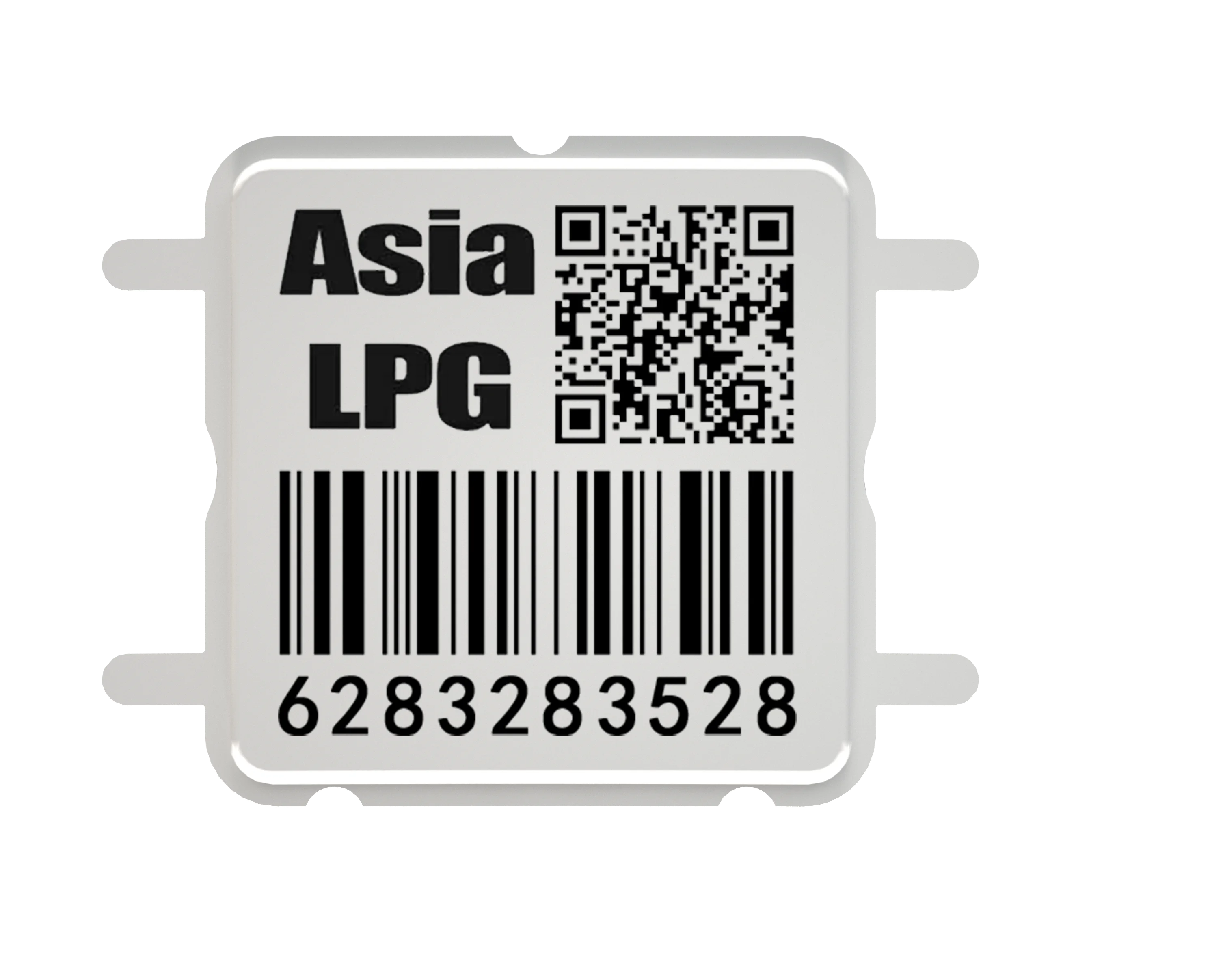 quick number record sandblasting resistancen permanent barcodes  for gas bottle Tracking LPG CO2