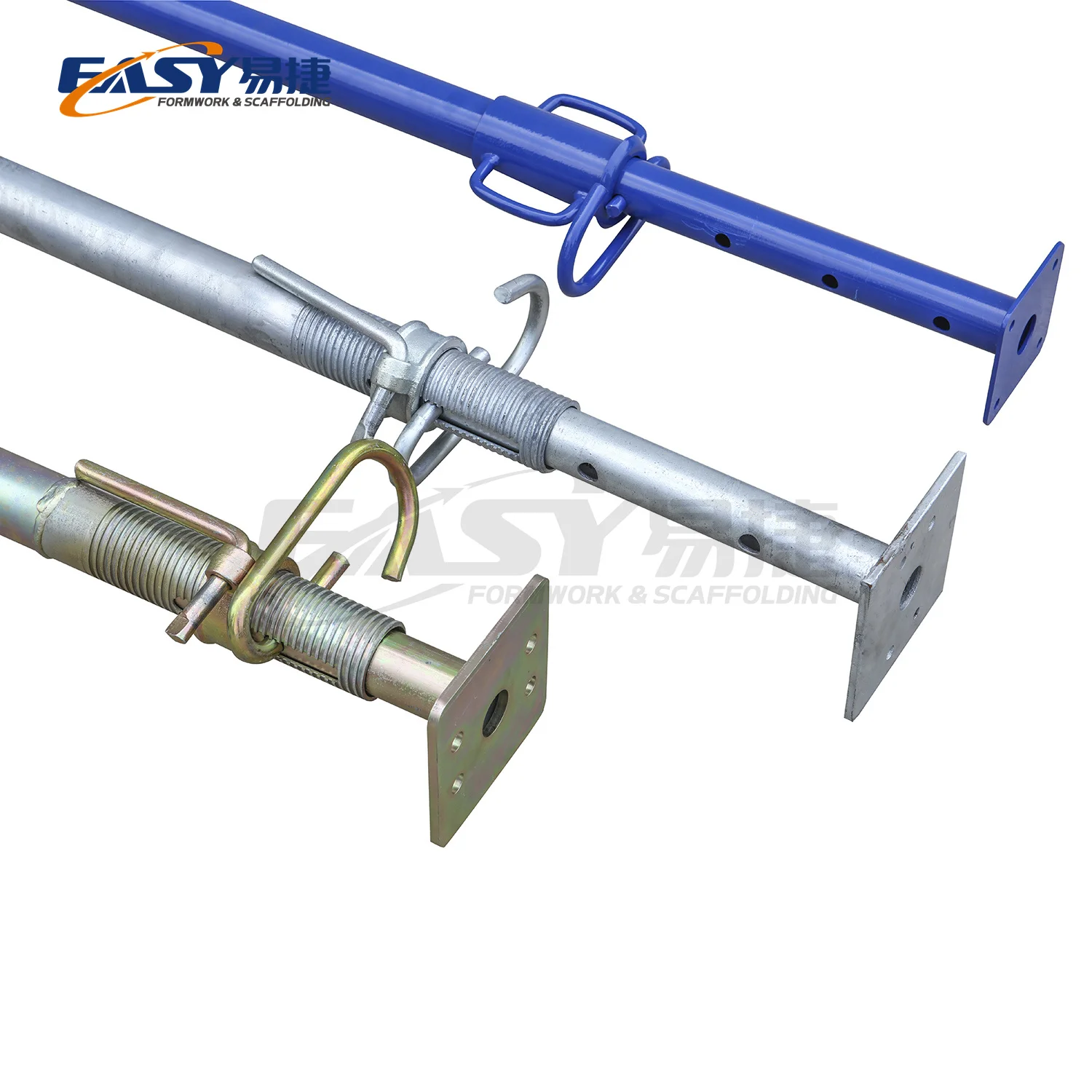Painted scaffolding Jack Post construction adjustable shoring Jack Shoring
