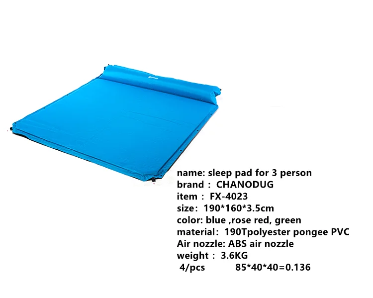 outdoor camping thickened sleeping pad air sponge bed Self-inflating folding mattress for glamping tent