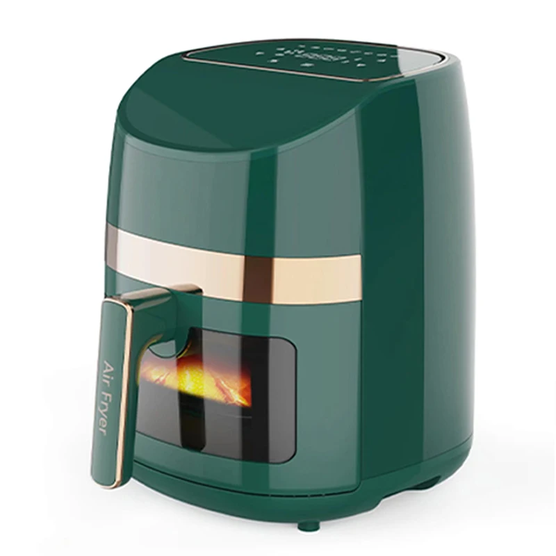 Mini 4L Multifunctional Digital Smart Air Fryer With Led Touch Screen No Oil Healthy Frying Grilling