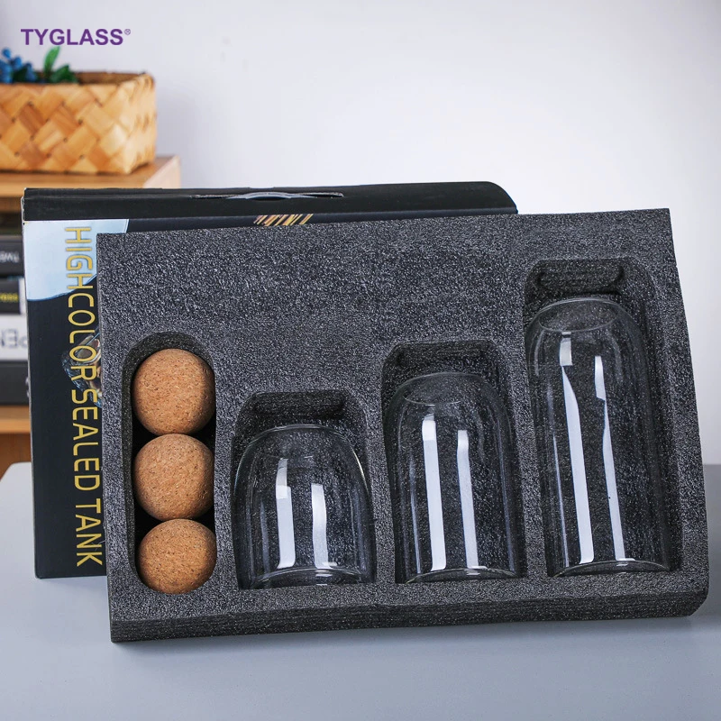 Wholesale Airtight Glass Jar Kitchen Glass Jar Container With Bamboo Lid For Storage Customizable Cylinder Sealed Air Tight