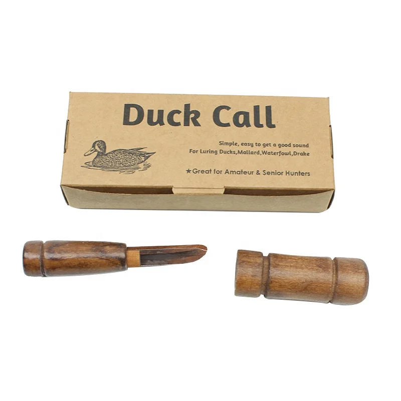 Duck Call Whistles Decoy, High Pitch & Exact Volume of  Mallard Duck Calls for Hunters, Wooden Durable Hunting Animal Calls