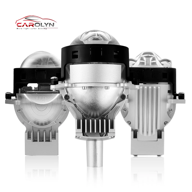 Wholesale Automotive Car Headlight 2 3.0 inch bi led Laser Projector Lens 9007 h4 h7 New Arrivals Fog Lens Lamp With Bracket