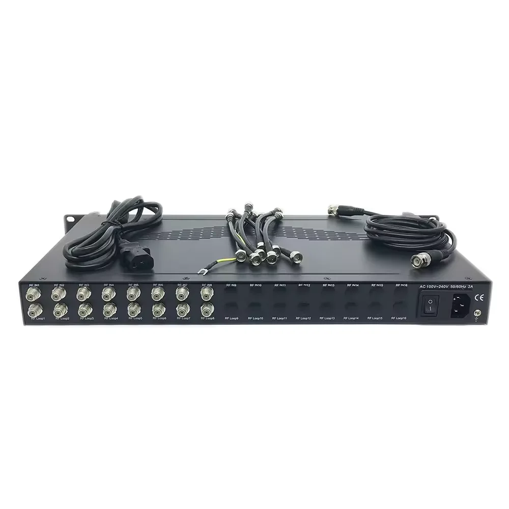 16 DVB-C Tuner for 3508B 2 ASI DVB S2 DVBC ISDBT ATSC IPTV Gateway for FTTH Use