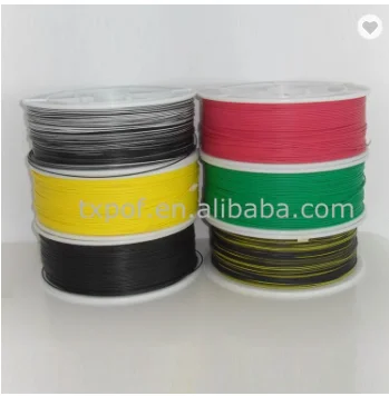 black jacketed plastic end light fiber optic cable for starry sky lighting, multi-string