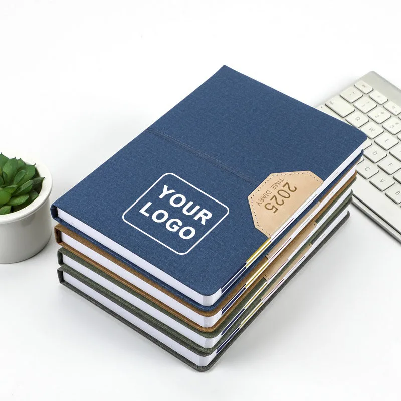 2025 Business English Schedule Book Journal Planner Spanish Efficiency Book Executive Diary Notebook Custom Agenda