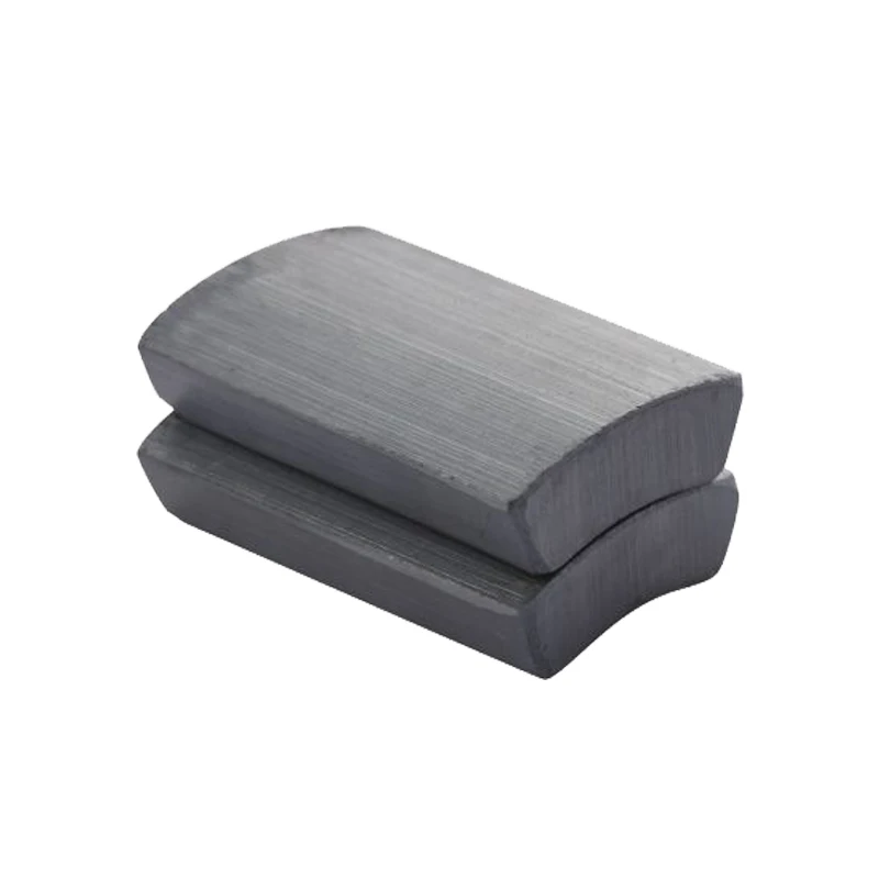Design Good Price Custom Y40 Y44 Ferrite Arc Magnet For Motor