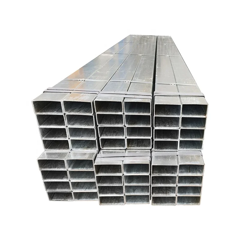 80x80 HDG SHS steel tube Q235B Hot dip galvanized welded square hollow sections steel tube